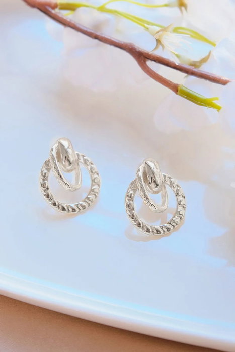 Heliophilia Silver Pendientes de Plata con Circonita Heliophilia Silver Pendientes de Plata con Circonita